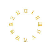 1' Acrylic Roman Number Cutout